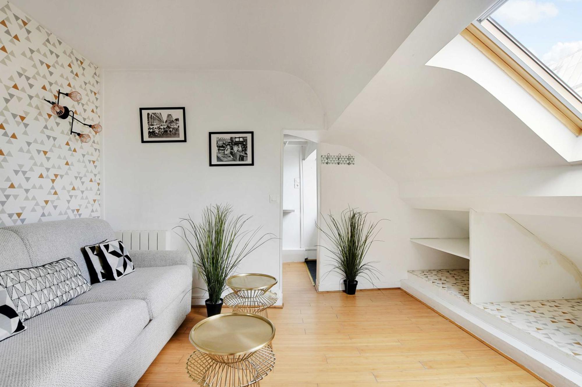 Charming Under Roof Bastille Appartement Paris